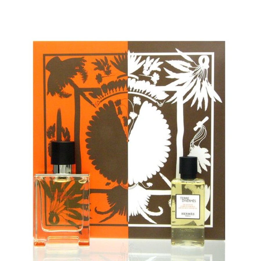 Herrendufte Hermès Duftsets | Hermes Terre D´Hermes Set - Eau De Toilette 50 Ml + Showergel 40 Ml