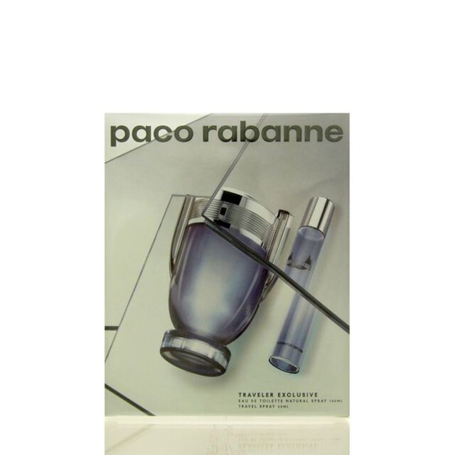 Herrendufte Paco Rabanne Duftsets | Paco Rabanne Invictus Set - Edt 100 Ml + Edt 20 Ml