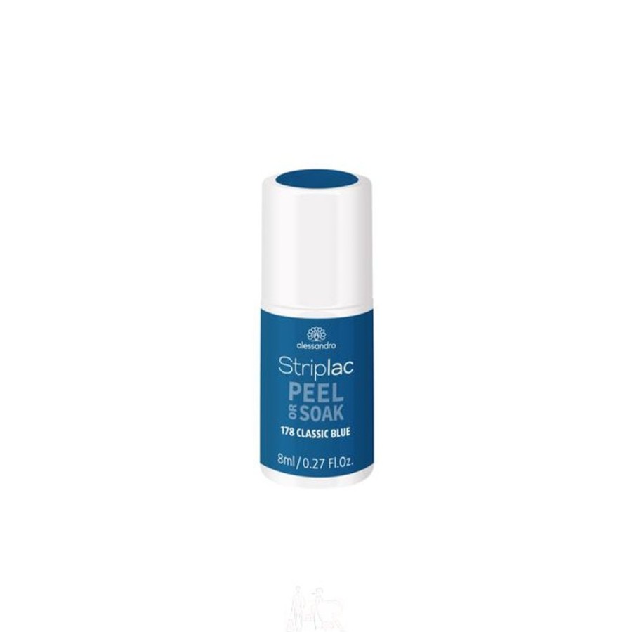 Make Up Alessandro International Alessandro Striplac | Alessandro Striplac Peel Or Soak 178 Classic Blue 8 Ml