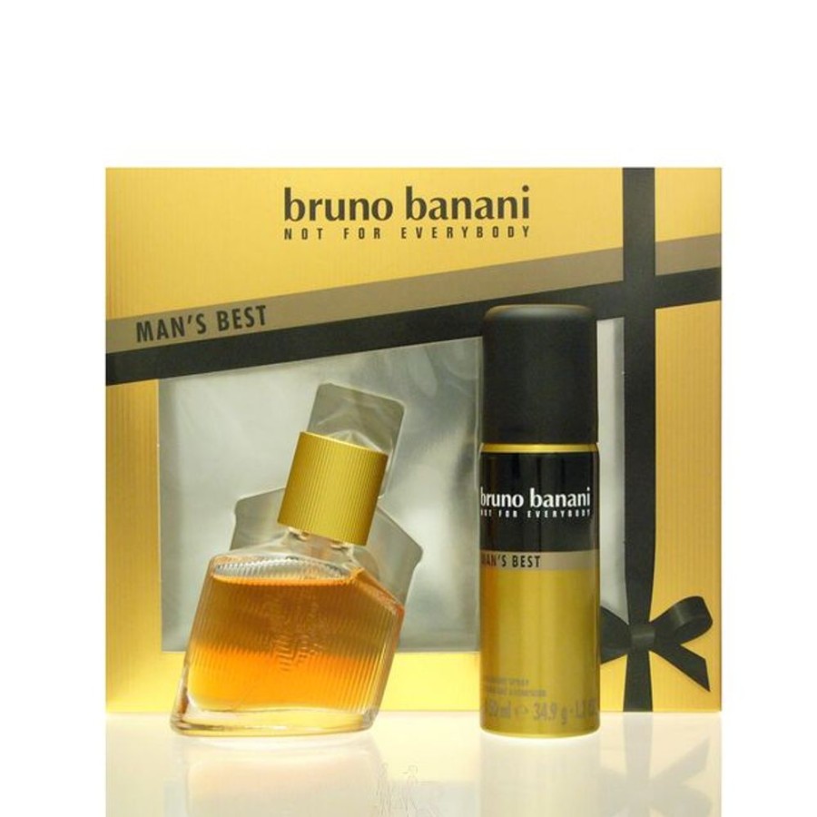 Herrendufte Bruno Banani Duftsets | Bruno Banani Mans Best Set - Edt 30 Ml + Ds 50 Ml