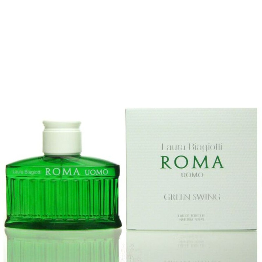 Herrendufte Laura Biagiotti Parfum | Laura Biagiotti Roma Uomo Green Swing Eau De Toilette 125 Ml