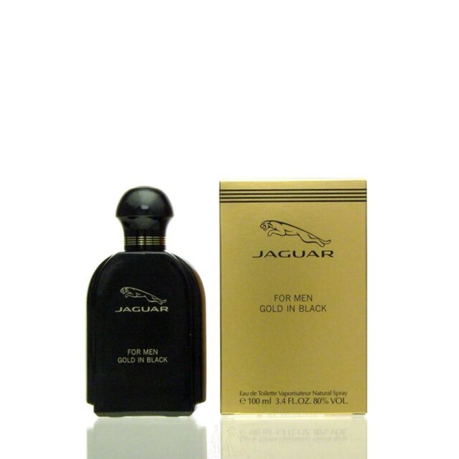 Herrendufte Jaguar Parfum | Jaguar Gold In Black For Men Eau De Toilette 100 Ml