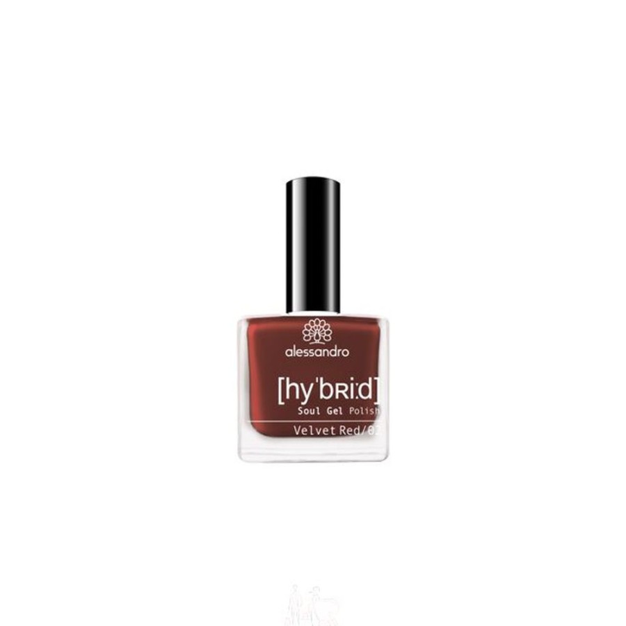 Make Up Alessandro International Nagellack | Alessandro Nagellack Hybrid Colour 115 Velvet Red 8 Ml