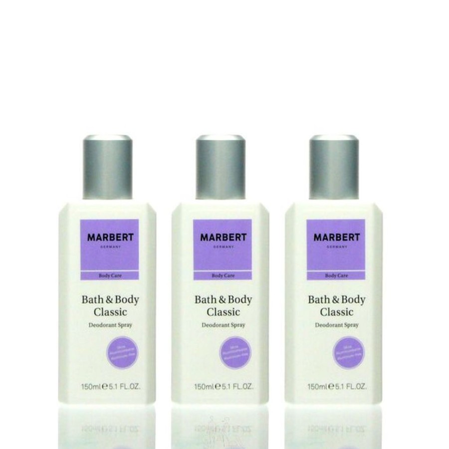 Pflege Marbert Korperpflege | 3X Marbert Bath & Body Classic Deodorant Deo Spray 150 Ml = 450 Ml