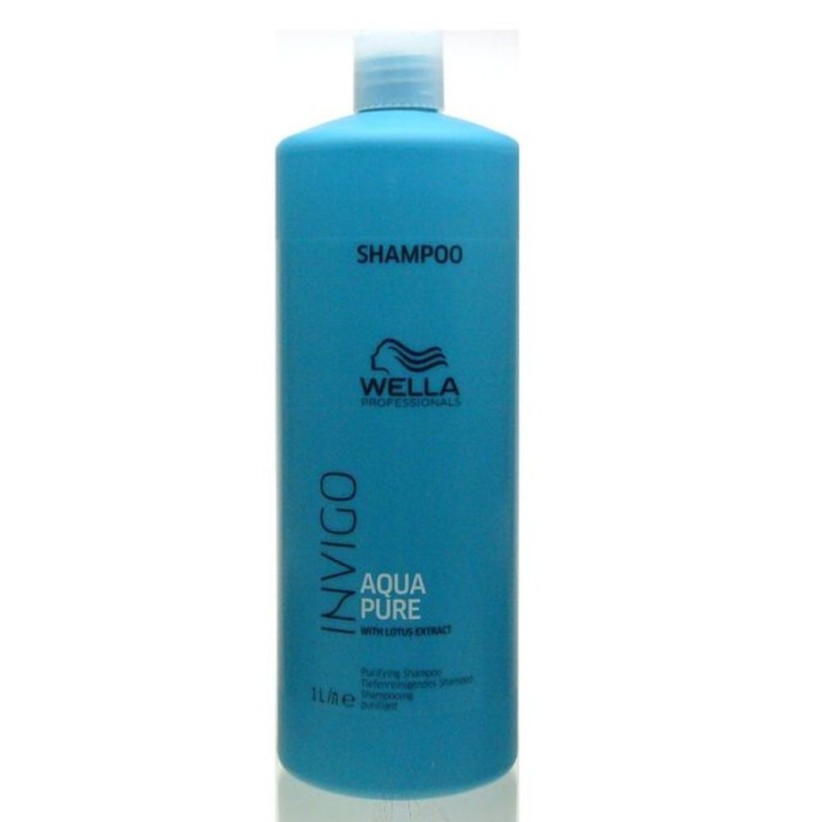 Pflege Wella Professionals Waschen & Pflegen | Wella Professionals Invigo Aqua Pure Purifying Shampoo 1000 Ml