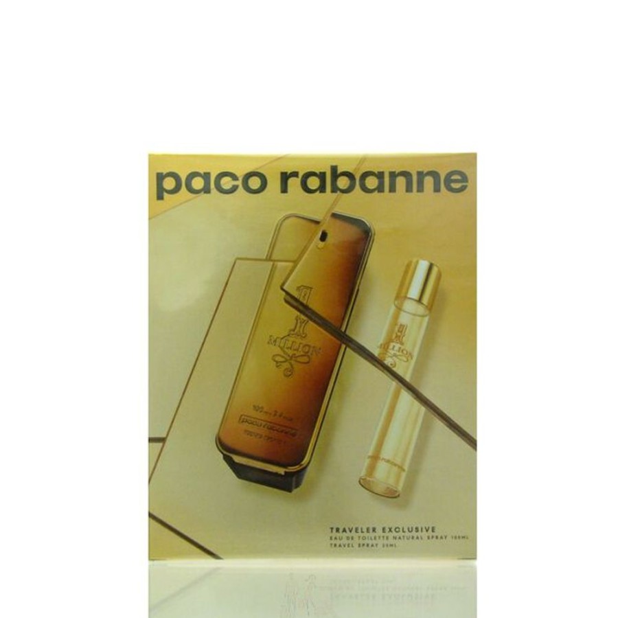 Herrendufte Paco Rabanne Duftsets | Paco Rabanne One 1 Million Set - Edt 100 Ml + Edt 20 Ml