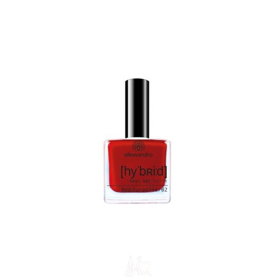 Make Up Alessandro International Nagellack | Alessandro Nagellack Hybrid Colour 112 Red Paradise 8 Ml