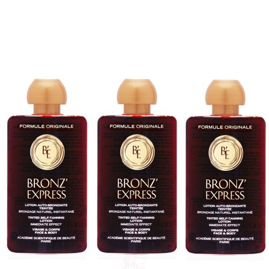 Pflege Acadèmie Korperpflege | 3X Academie Bronz Express Lotion Auto-Bronzante Teintee Selbstbraunungslotion 100 Ml = 300 Ml