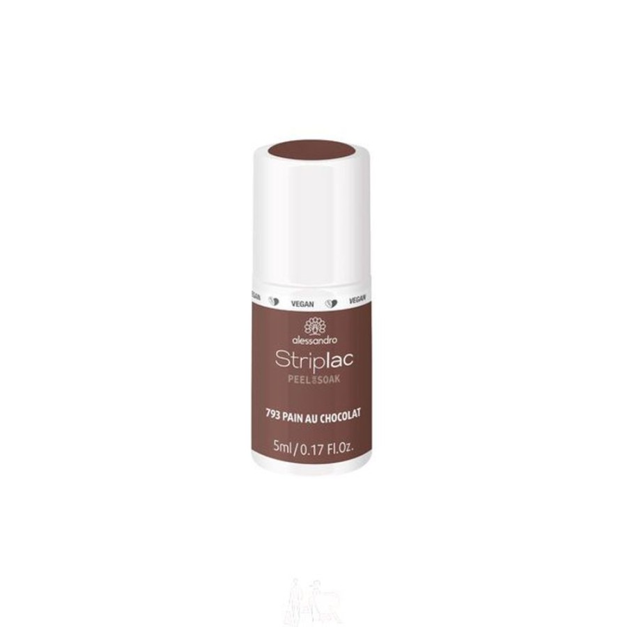 Make Up Alessandro International Alessandro Striplac | Alessandro Striplac Peel Or Soak 793 Pain Au Chocolat 5 Ml