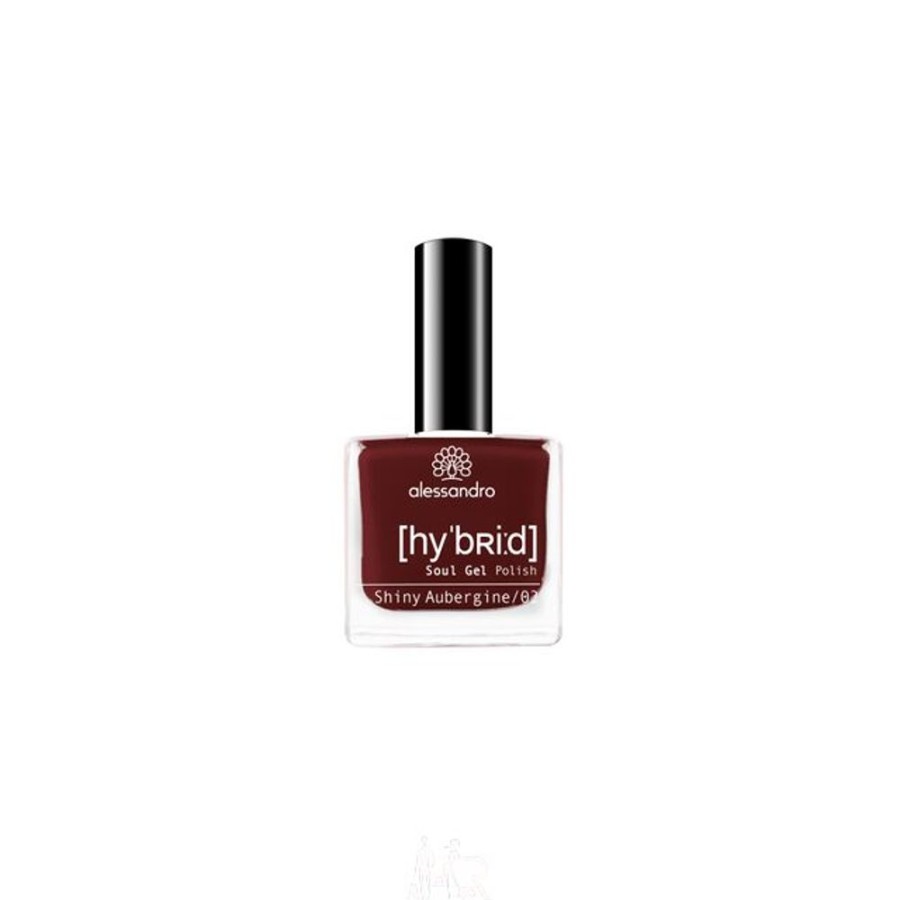 Make Up Alessandro International Nagellack | Alessandro Nagellack Hybrid Soul Gel Polish 130 Shiny Aubergine 8 Ml