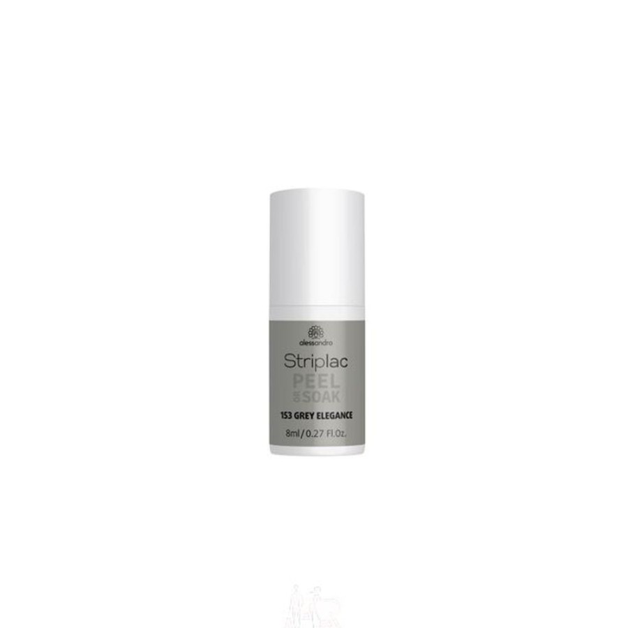 Make Up Alessandro International Alessandro Striplac | Alessandro Striplac Peel Or Soak 153 Grey Elegance 8 Ml