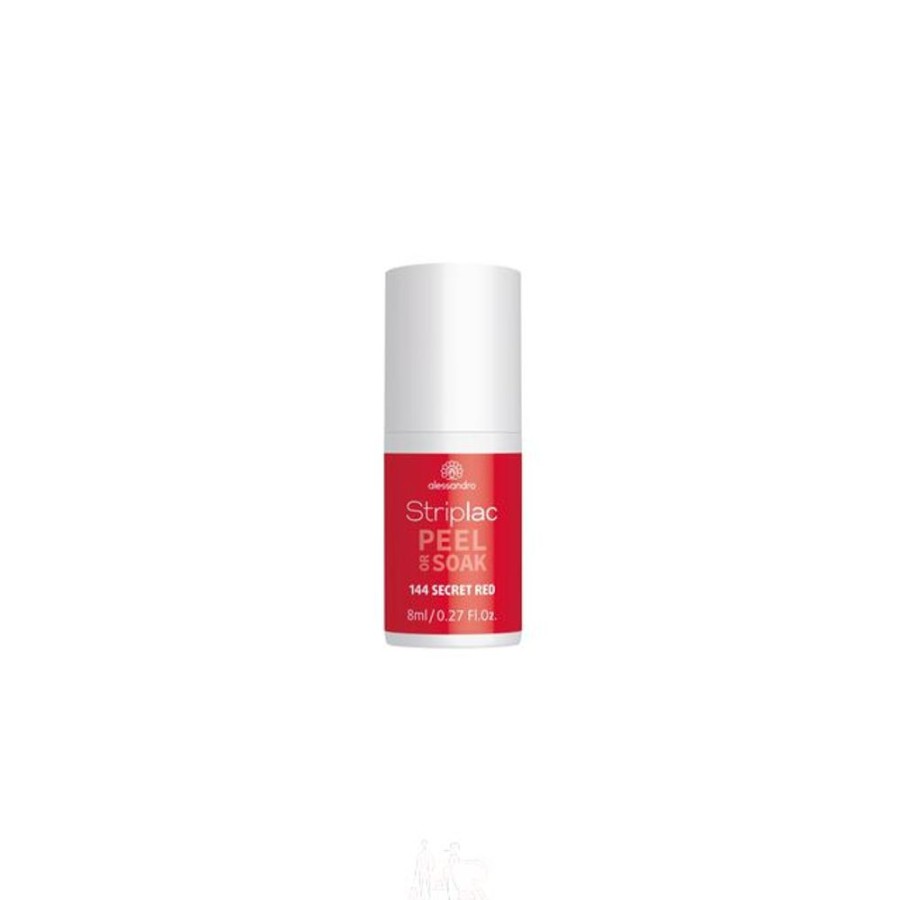 Make Up Alessandro International Alessandro Striplac | Alessandro Striplac Peel Or Soak 144 Secret Red 8 Ml