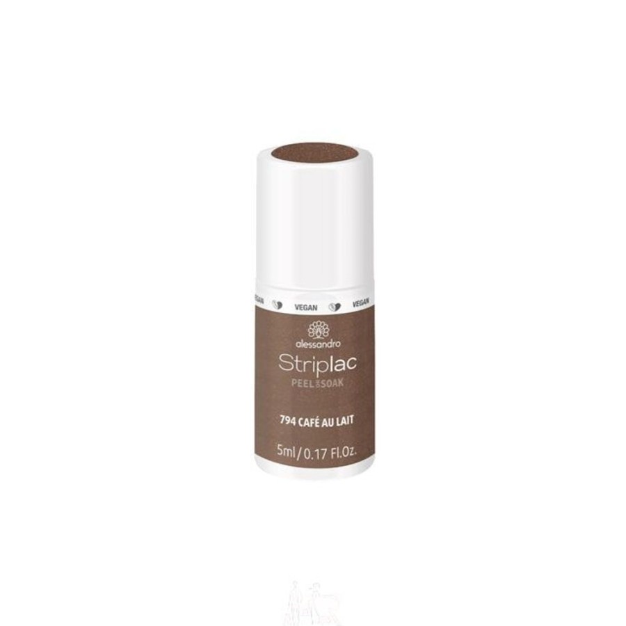 Make Up Alessandro International Nagellack | Alessandro Striplac Peel Or Soak 794 Cafe Au Lait 5 Ml