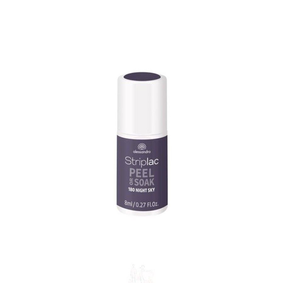 Make Up Alessandro International Alessandro Striplac | Alessandro Striplac Peel Or Soak 180 Night Sky 8 Ml