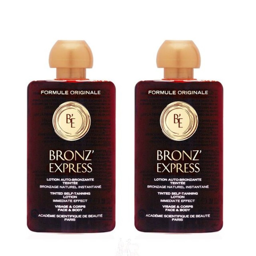 Pflege Acadèmie Korperpflege | 2X Academie Bronz Express Lotion Auto-Bronzante Teintee Selbstbraunungslotion 100 Ml = 200 Ml