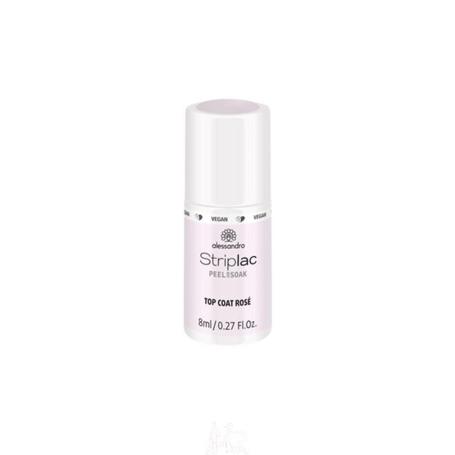 Make Up Alessandro International Alessandro Striplac | Alessandro Striplac Peel Or Soak Top Coat Rose 8 Ml