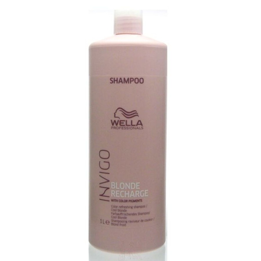 Pflege Wella Professionals Waschen & Pflegen | Wella Professionals Invigo Blonde Recharge Color Refreshing Cool Blonde Shampoo 1000 Ml