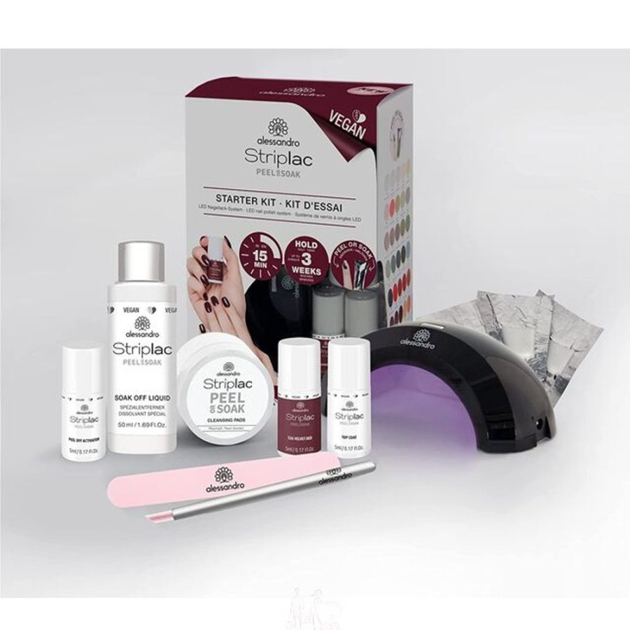 Make Up Alessandro International Manikure Sets | Alessandro Striplac Peel Or Soak Starter Set