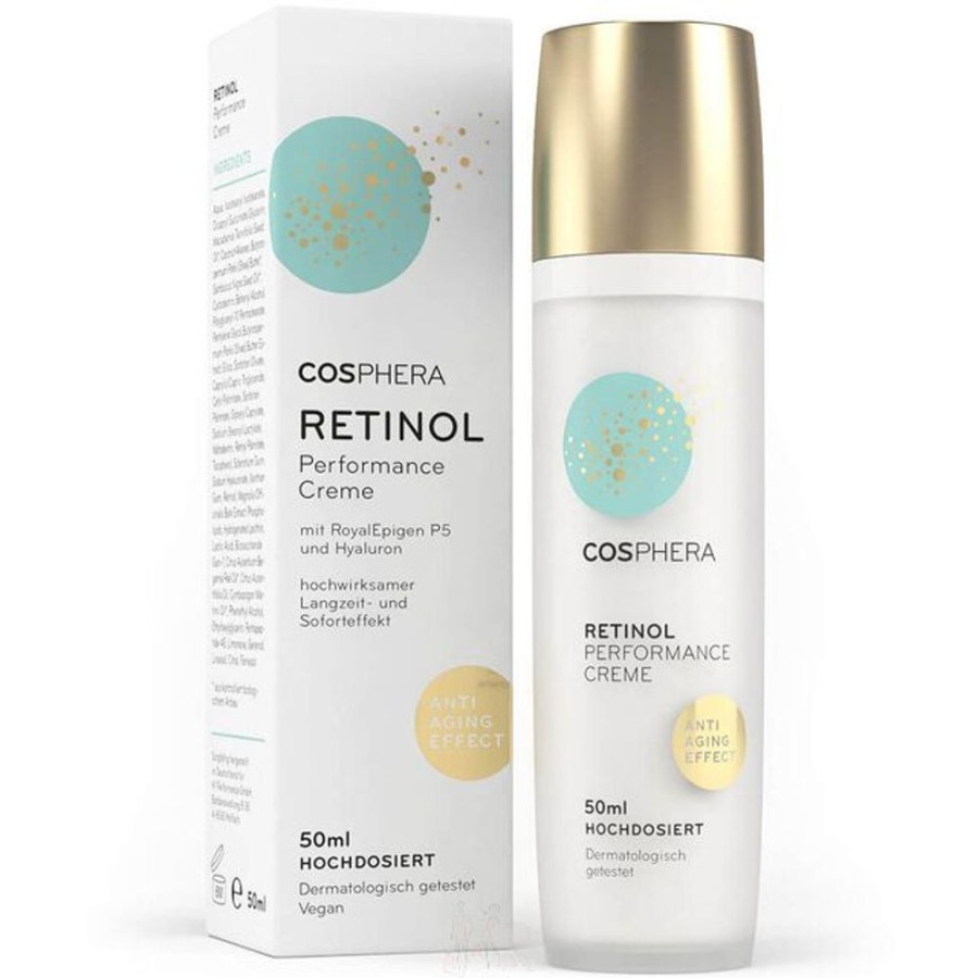 Pflege Cosphera Gesichtspflege | Cosphera Retinol Performance Creme 50 Ml