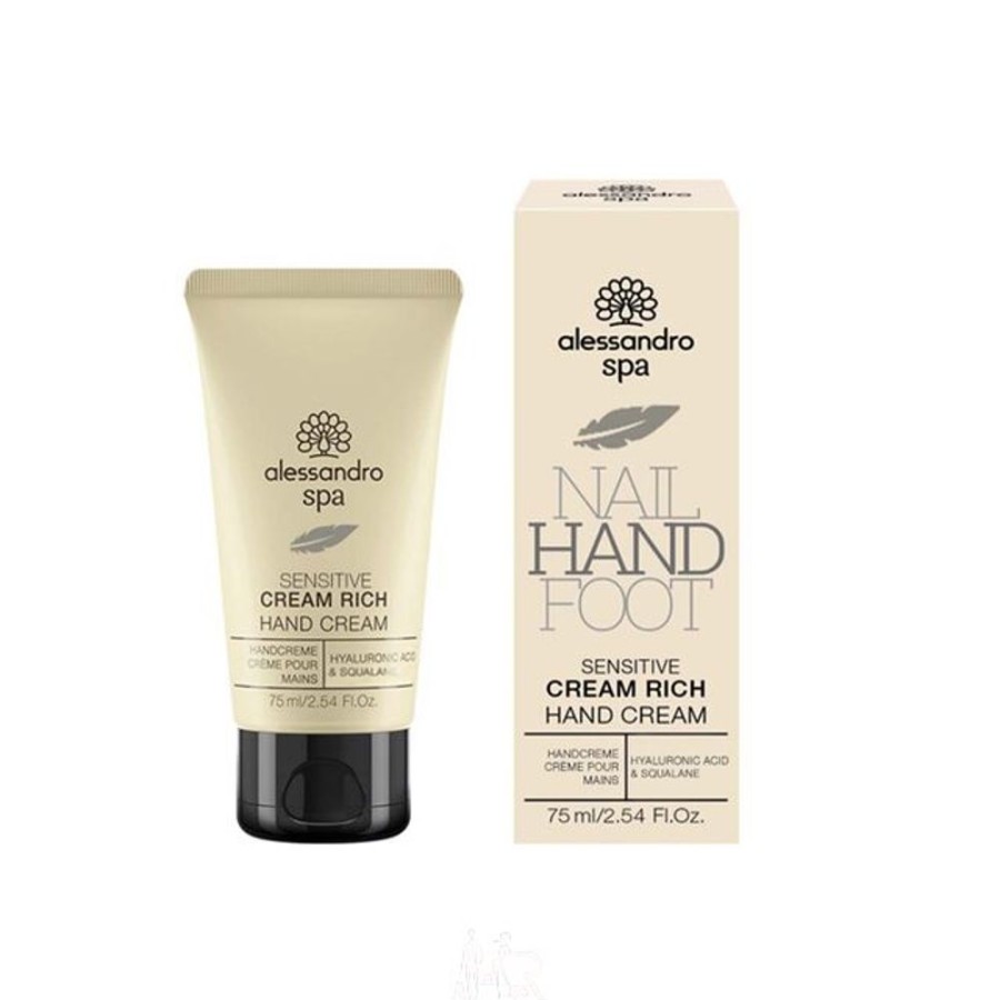 Pflege Alessandro International Hand- & Fuspflege | Alessandro Spa Cream Rich Sensitive Handcreme 75 Ml